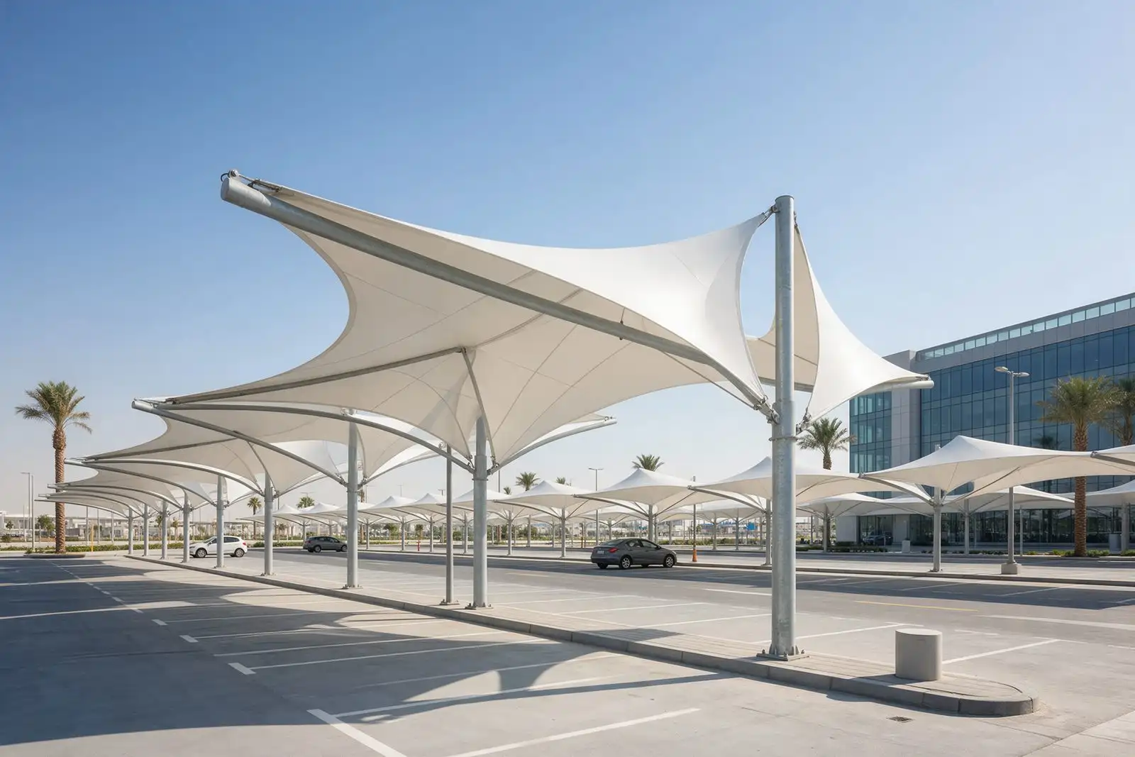 Dubai Commercial Parking Shade project
